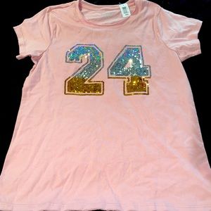 Kidpik 24 sequin tee NWT